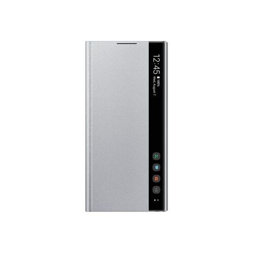Samsung Clear View Cover EF-ZN970 - Étui à rabat pour téléphone portable - argent - pour Galaxy Note10, Note10 (Unlocked)