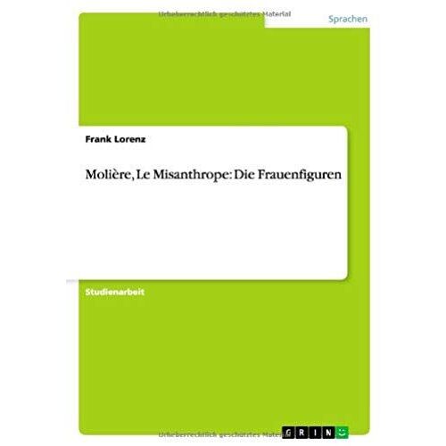 Molière, Le Misanthrope: Die Frauenfiguren