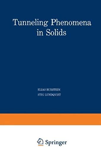 Tunneling Phenomena In Solids