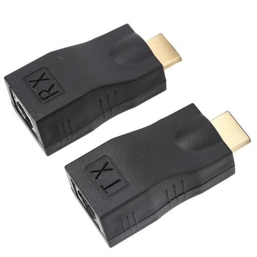 Interface multimédia haute définition vers RJ45 Adaptateur Extender Connecteur réseau Cat5e Cat6