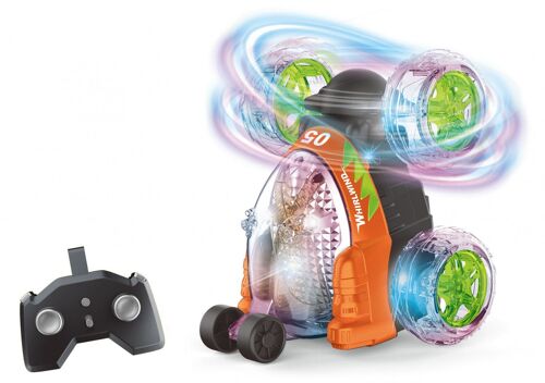 Crazy Tumbler - Stunt Car R/C W/Light 2,4ghz - Orange (534444)
