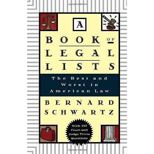 A Book Of Legal Lists