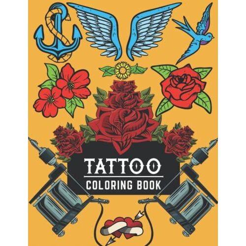Tatto Coloring Book Fun For Kids: Cute And Fun 29 Coloring Pages Of Tatto For Kids