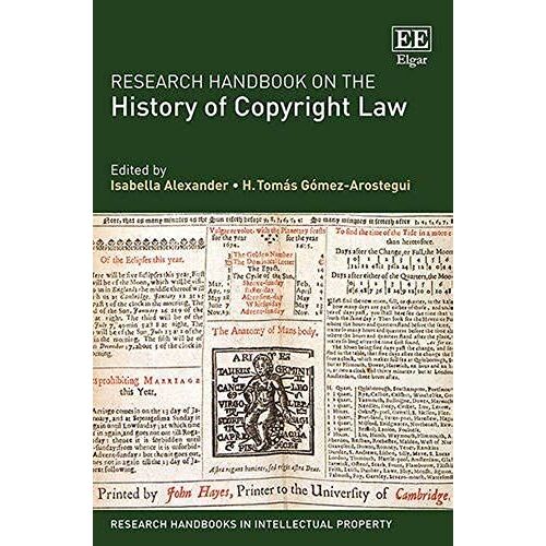 Research Handbook On The History Of Copyright Law