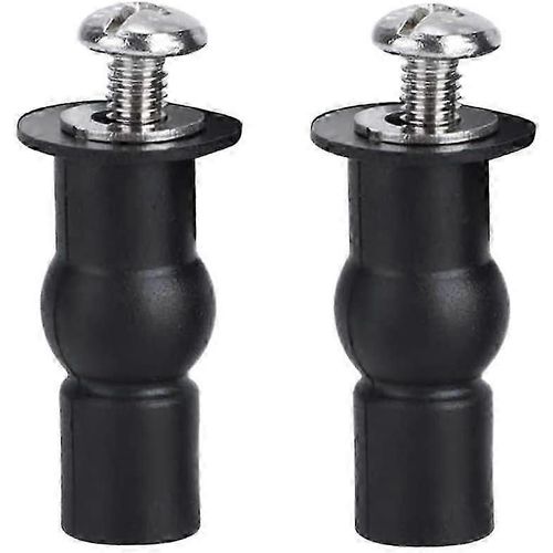 Fixations pour charnières de siège de toilette, 2 pièces, charnières aveugles, trou de fixation, vis en caoutchouc extensibles