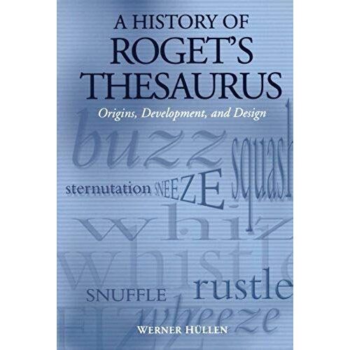 A History Of Roget's Thesaurus