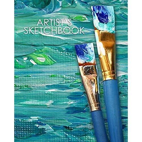Artist's Sketchbook: 100 Blank Pages For Sketches, Drawings, Illustrations, Doodles And Inspirational Journaling.