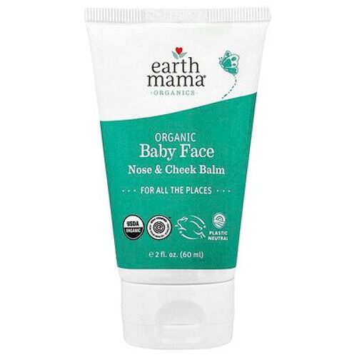 Earth Mama, Baume Biologique Pour Le Visage, Le Nez Et Les Joues Des Bébés, 60 Ml 