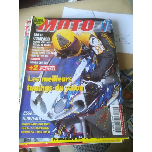 Moto 1 168 De 1997 Kawasaki Zrx1100,Honda Vtr1000f,Ducati 916 Biposto,Suzuki Tl1000s,Yamaha Trx850,Honda Cbr900rr,Bmw R1100rs,Moto Guzzi 1100 Sport,Buell S1 Lightning,Bmw F650st,Suzuki Freewind,Aprili