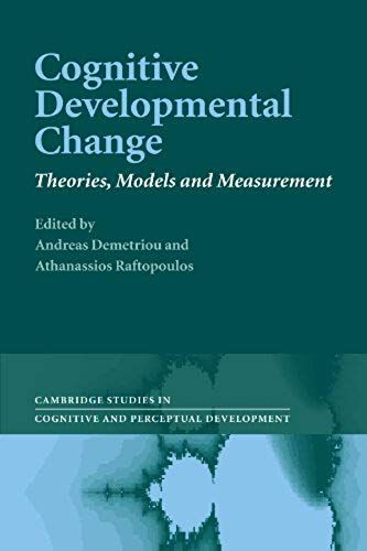 Cognitive Developmental Change