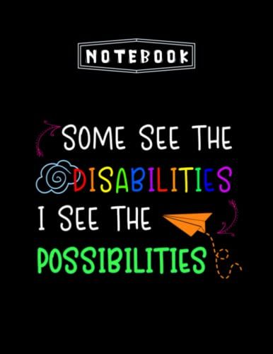 Notebook: Special Education Teacher 3 Blush Notes Large Size 8.5x11x100 Notebook