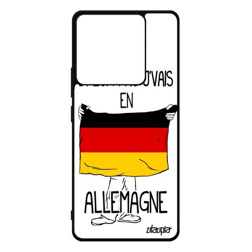 Coque Silicone Pour Redmi Note 13 Pro 5g J'peux Pas J'vais En Allemagne Football Mobile Basket Bumper Jo Telephone Tpu Foot Xiaomi