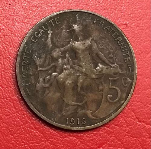 5 Centimes - Dupuis - 1916 - France