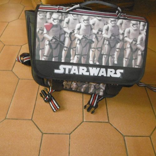 cartable 38cm STAR WARS à bretelles et poignée ALPA