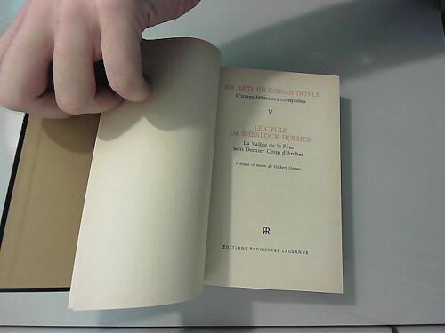 Oeuvres Litteraires Completes - V - Le Cycle De Sherlock Holmes