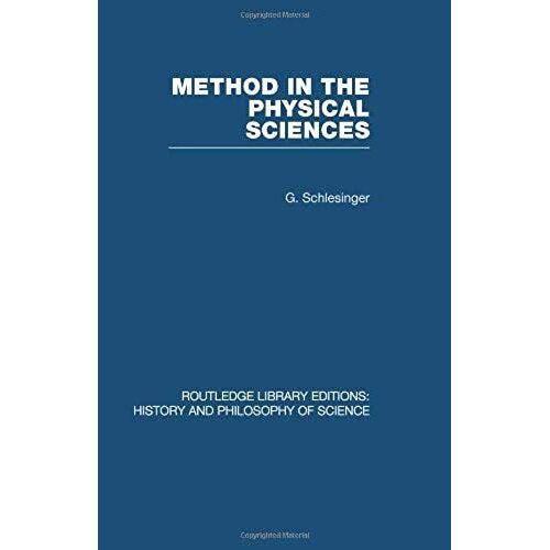 Method In The Physical Sciences