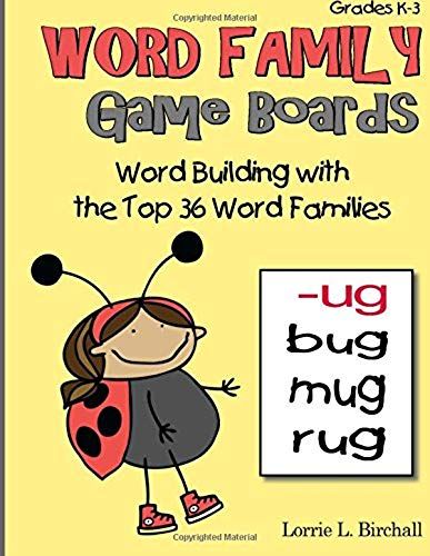 Word Family Game Boards: Word Building With The Top 36 Word Families