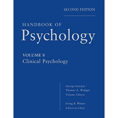 Handbook Of Psychology, Clinical Psychology