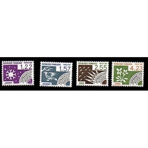 Timbres Preoblitérés Les Mois De L'année 1985