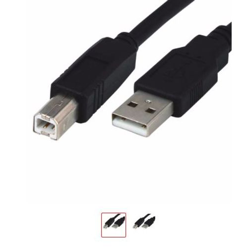 Câble USB imprimante 1.5 mètre
