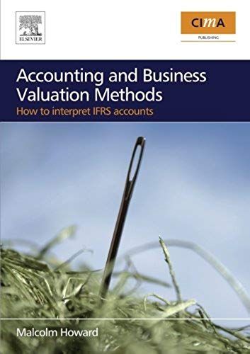 Accounting And Business Valuation Methods