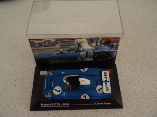 Voiture Miniature Matra Ms670b-1974 24 Heures Du Mans Pescarolo-Larousse-Altaya