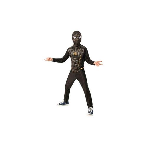 Déguisement Enfant Rubie S France Spider Man No Way Home Taille S Noir Et Or