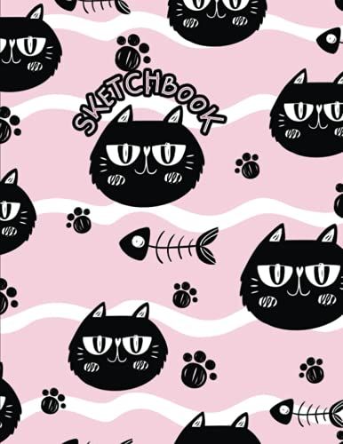 Sketchbook Kawaii: Sketchbook Kawaii (Cute Cats !) Blank Paper For Drawing - 110 Pages ( 8.5"X11" ) Blank Paper For Drawing, Doodling Or Sketching ... For Kids) (Cute Cats! Sketchbook For Kids)