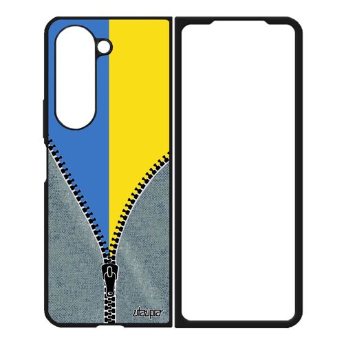 Coque Drapeau Ukraine Ukrainien Pour Z Fold 5 Silicone Basket De Protection Foot Jeans Smartphone Portable Unique Jo Samsung Galaxy