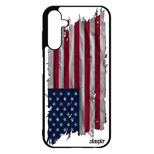 Coque Galaxy A25 5g Silicone Drapeau Etats Unis Usa Americain Jeux Olympiques Nfl Tissu Foot 4g Noir Football Bumper Jo Nba Samsung