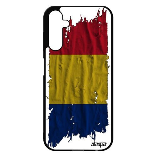 Coque Drapeau Roumanie Roumain Samsung A25 5g Silicone Coupe Du Monde Euro Football Smartphone Jeux Olympiques Tissu Bumper Galaxy