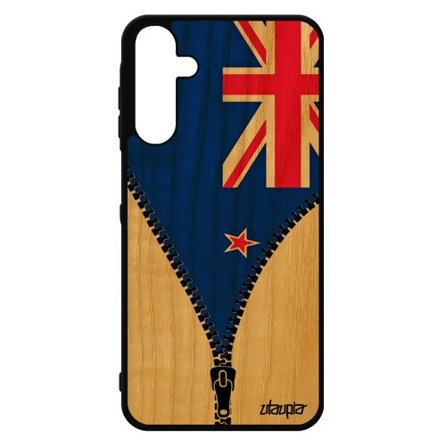 Coque Bois Pour A15 4g 5g Silicone Drapeau Nouvelle Zelande Neo Zelandais Rugby Football Dessin Foot Frêne 4g Basket Samsung Galaxy