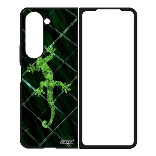 Coque Salamandre Pour Galaxy Z Fold 5 Silicone Grille Case Anphibien Legendaire Animal Bumper Peinture Mobile Homme Animaux Samsung
