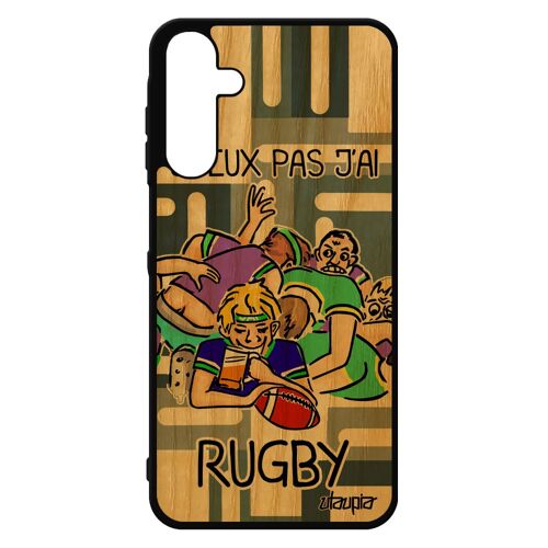 Coque Humour J'peux Pas J'ai Rugby Samsung A15 4g 5g En Bois Silicone Comique Mondial Sport Etui Noir Drole Gris Humoristique Galaxy