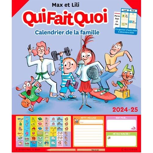 Calendrier De La Famille Max Et Lili