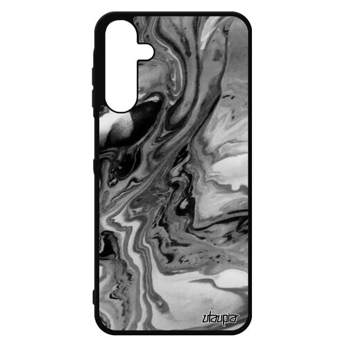 Coque Pour A15 4g 5g Silicone Peinture De Protection Matiere Gris Fond Acrylique Metal Motif Decoratif Made In France Samsung Galaxy