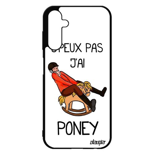 Coque Samsung A25 5g Silicone J'peux Pas J'ai Poney Cheval Drole Comique Humour Humoristique Aquaponey Etui Smartphone Blanc Galaxy