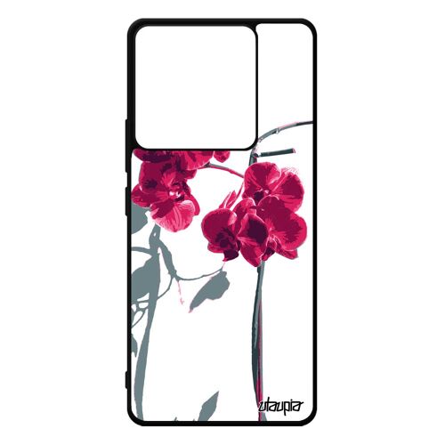 Coque Xiaomi Redmi Note 13 Pro 5g Silicone Orchidée Fleur Jolie Exotique Cadeau Fete Des Meres Floral Tropical Personnalisé Amour De