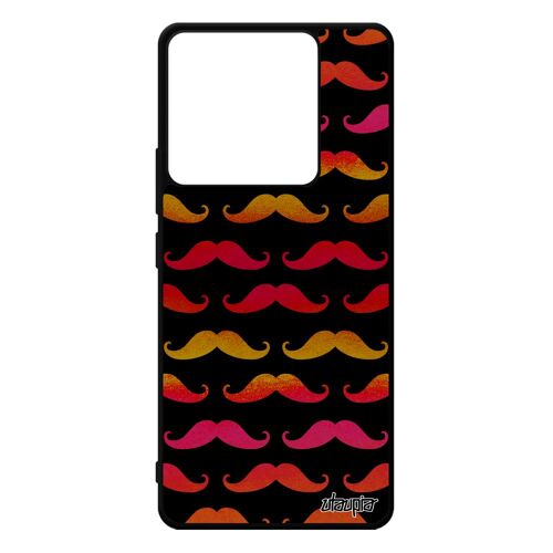 Coque Redmi Note 13 Pro 5g Silicone Moustache De Protection Chapeau Melon Pipe Peinture Telephone Motif Rouge 4g Imprime Etui Xiaomi