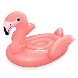 Bouée À Chevaucher - Bestway - Flamant Rose - 138 X 107 Cm