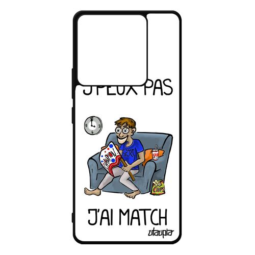 Coque J'peux Pas J'ai Match Xiaomi Redmi Note 13 Pro 5g Silicone Bande Dessinée Mobile Texte Basket Case Football Etui Foot Handball