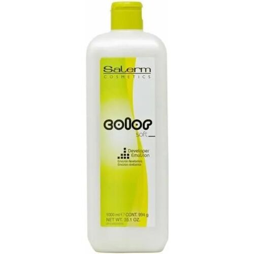 Emulsion - Salerm - Color Soft Developer - 1000 Ml - Unisex - Noir