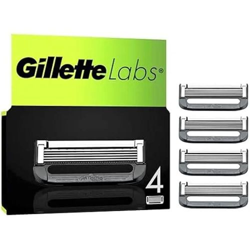 Recharges De Rasoir - Gillette - Gillette Labs - Lot De 4 - 5 Lames - Barre Exfoliante 