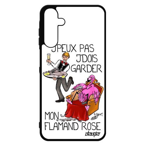 Coque Silicone J'peux Pas J'dois Garder Mon Flamand Rose Samsung Galaxy A15 4g 5g Humour Dessin Je Jpeux Humoristique Paradis Texte