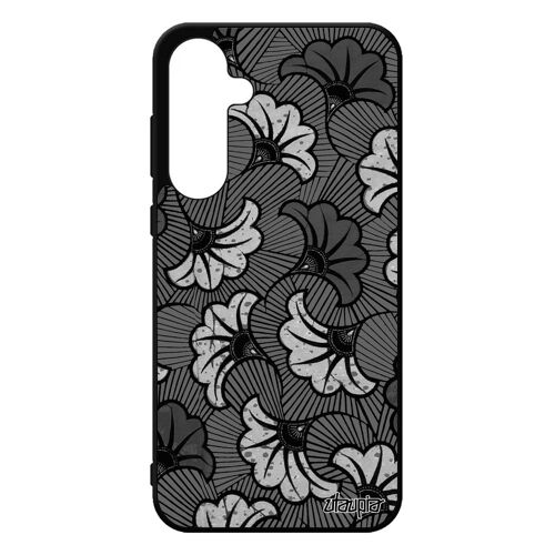 Coque Pour A55 5g En Silicone Wax Gris Coloré Fantaisie Mobile Africain Motif Solide Ethnique Noir Artisanat Afrique Samsung Galaxy