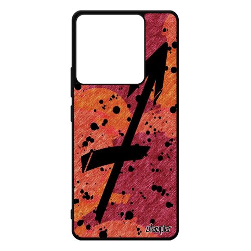 Coque Redmi Note 13 Pro 5g Silicone Signe Du Zodiaque Sagittaire Sidérale Gel Mobile Rouge Univers Telephone Made In France Xiaomi