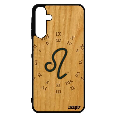 Coque Silicone A15 4g 5g Bois Signe Lion Tpu Noir Galaxie Du Zodiaque 4g Univers Avenir Etui Telephone Horoscope Bleu Samsung Galaxy