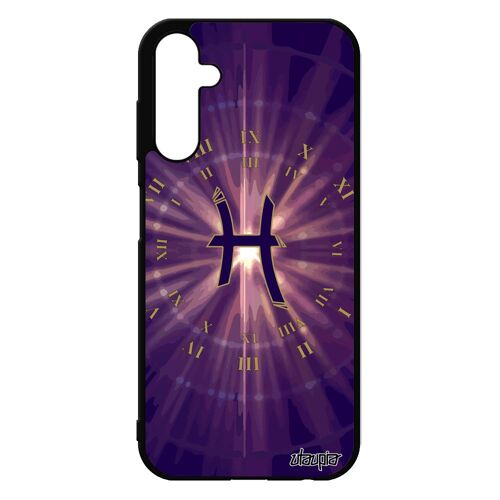 Coque Silicone Samsung A25 5g Signe Poisson Etoiles Univers Astrologique Prediction Housse Original Femme Solide Violet De Galaxy