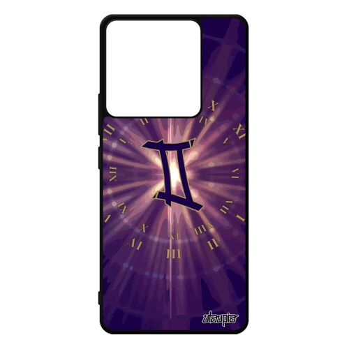 Coque En Silicone Signe Gemeaux Redmi Note 13 Pro 5g De Protection Du Zodiaque Portable Personnalisé Souple Soleil Symbole Xiaomi