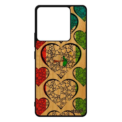Coque Drapeau Guinee Equatoriale Guineen Pour Redmi Note 13 Pro 5g En Bois Silicone Coupe Du Monde Foot Cover Basket Football Xiaomi